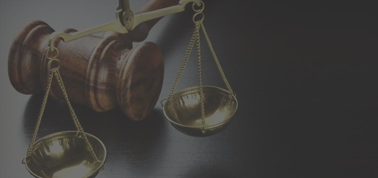 gavel and scales of justice